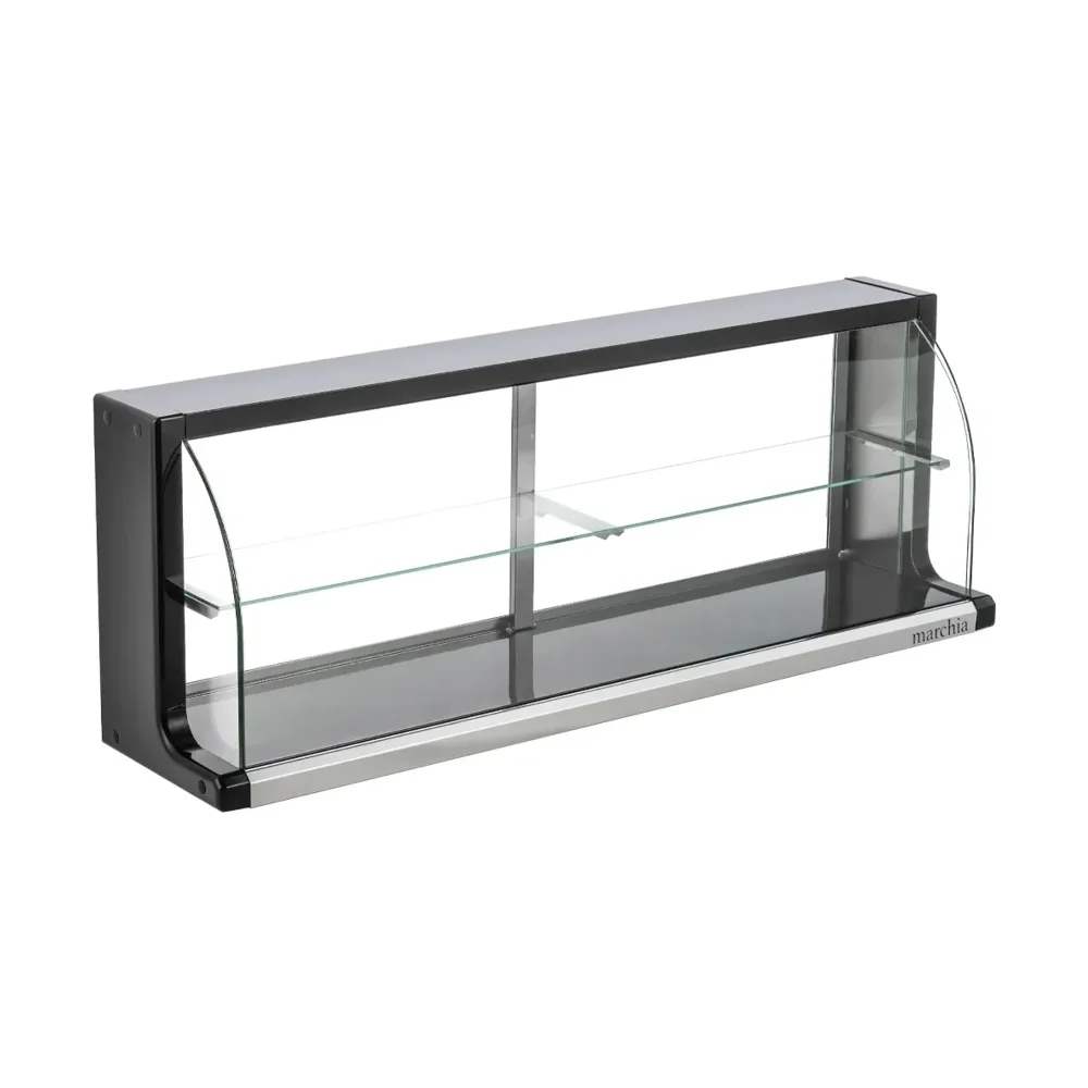 Marchia 45" Non Refrigerated Curved Glass Dry Bakery Display Case
