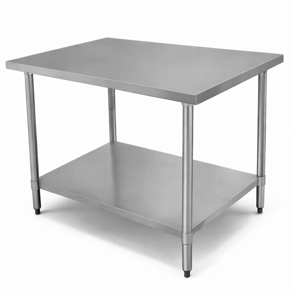 ChefPro Series 36" Stainless Steel Work Table with Undershelf, 18 Gauge