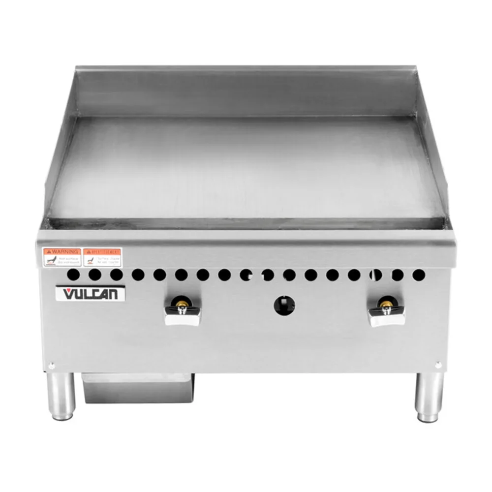 Vulcan VCRG24-M1 24" Countertop Gas Griddle, Manual Controls, Natural Gas, 50,000 BTU