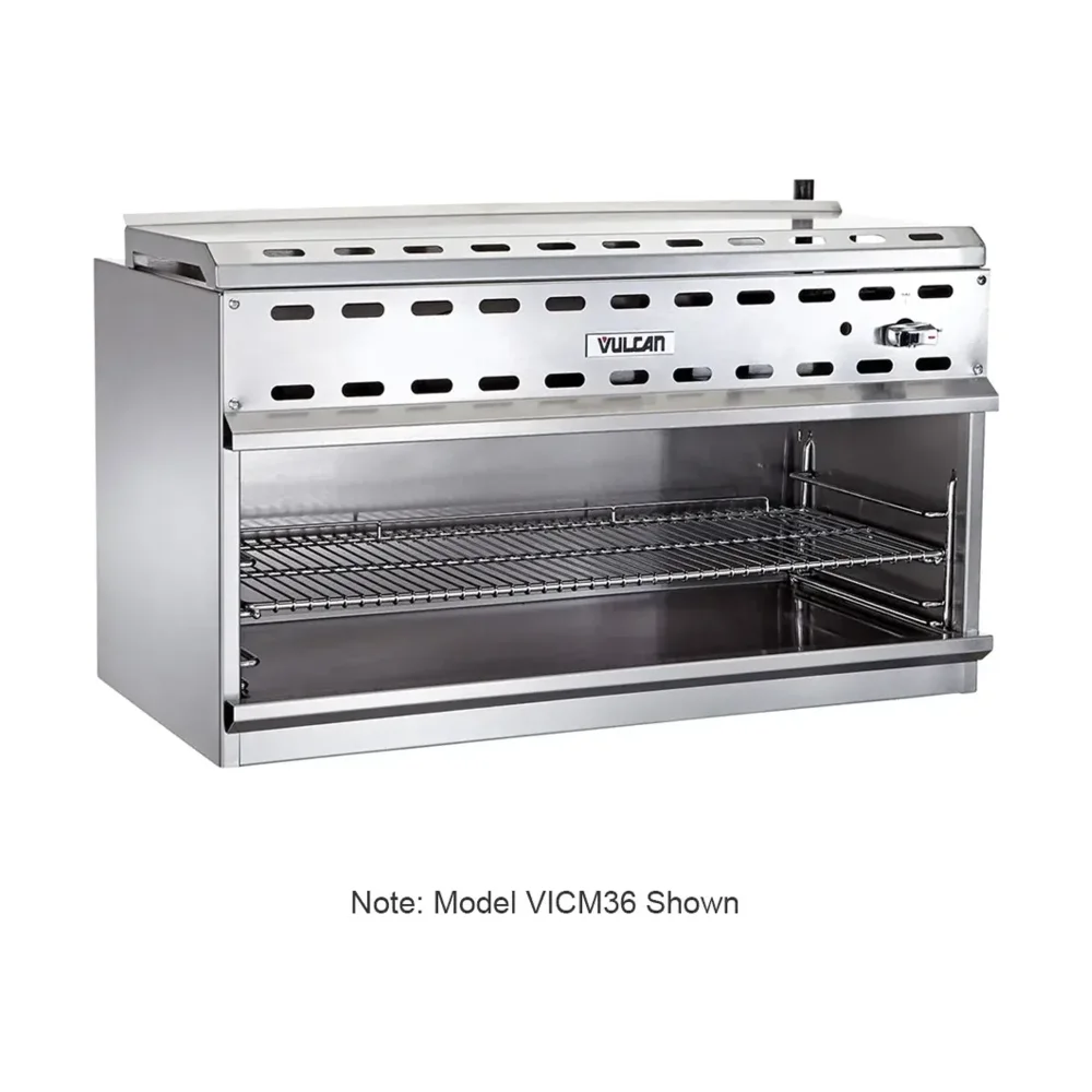 Vulcan VICM24 24" Gas Cheese Melter, Infrared Burner, Liquid Propane
