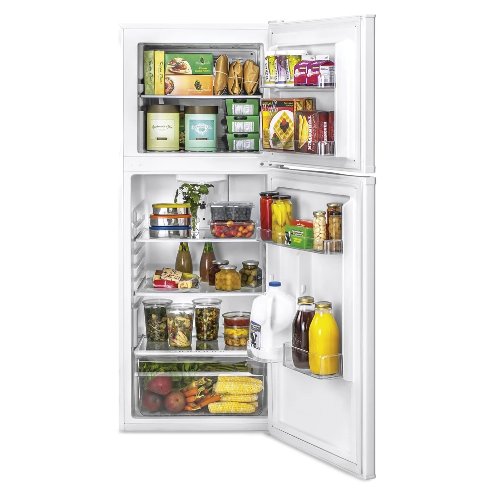 Haier HA10TG21SW 24" Top Freezer Refrigerator, 9.8 Cu. Ft., White
