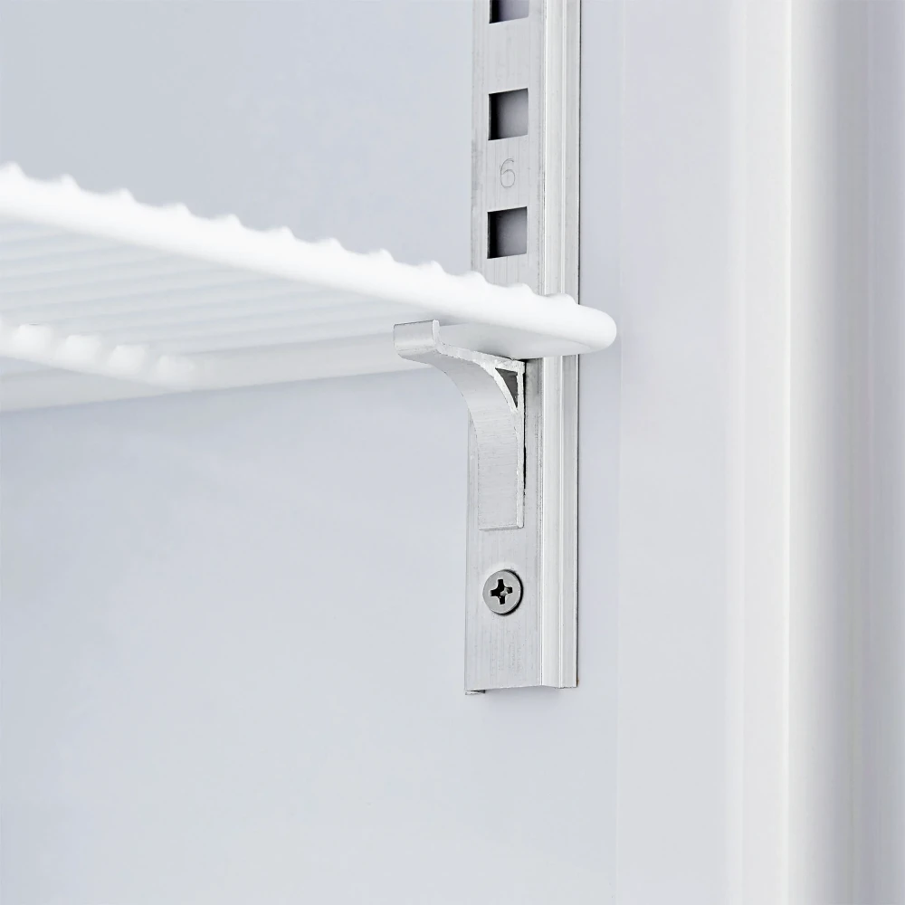 ChefPro Series CSCCDF White Customizable Countertop Display Freezer with Swing Door