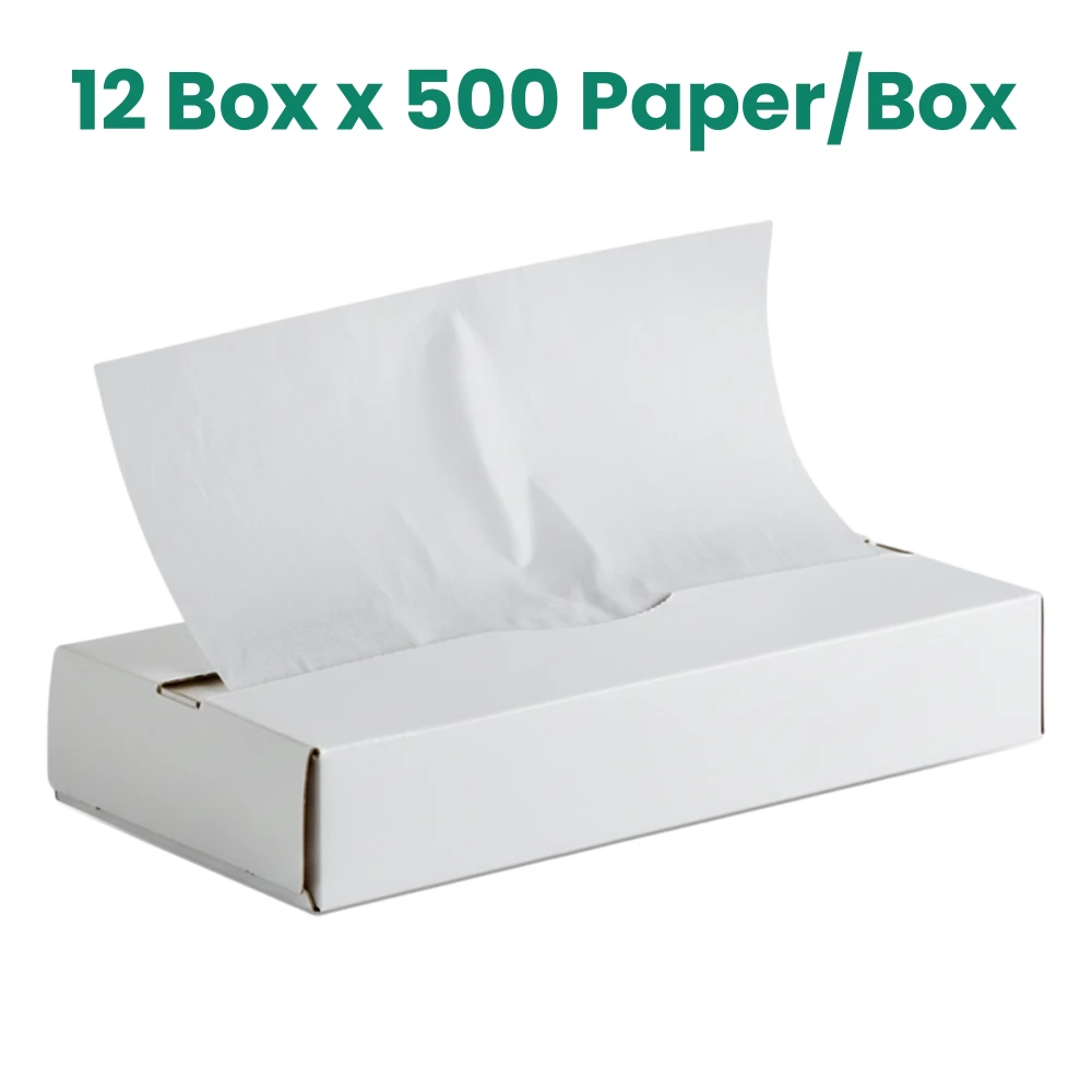 Dinelux Series Logan Wrap Interfolded Deli Wax Paper, 6" x 10.75", 6000/Case