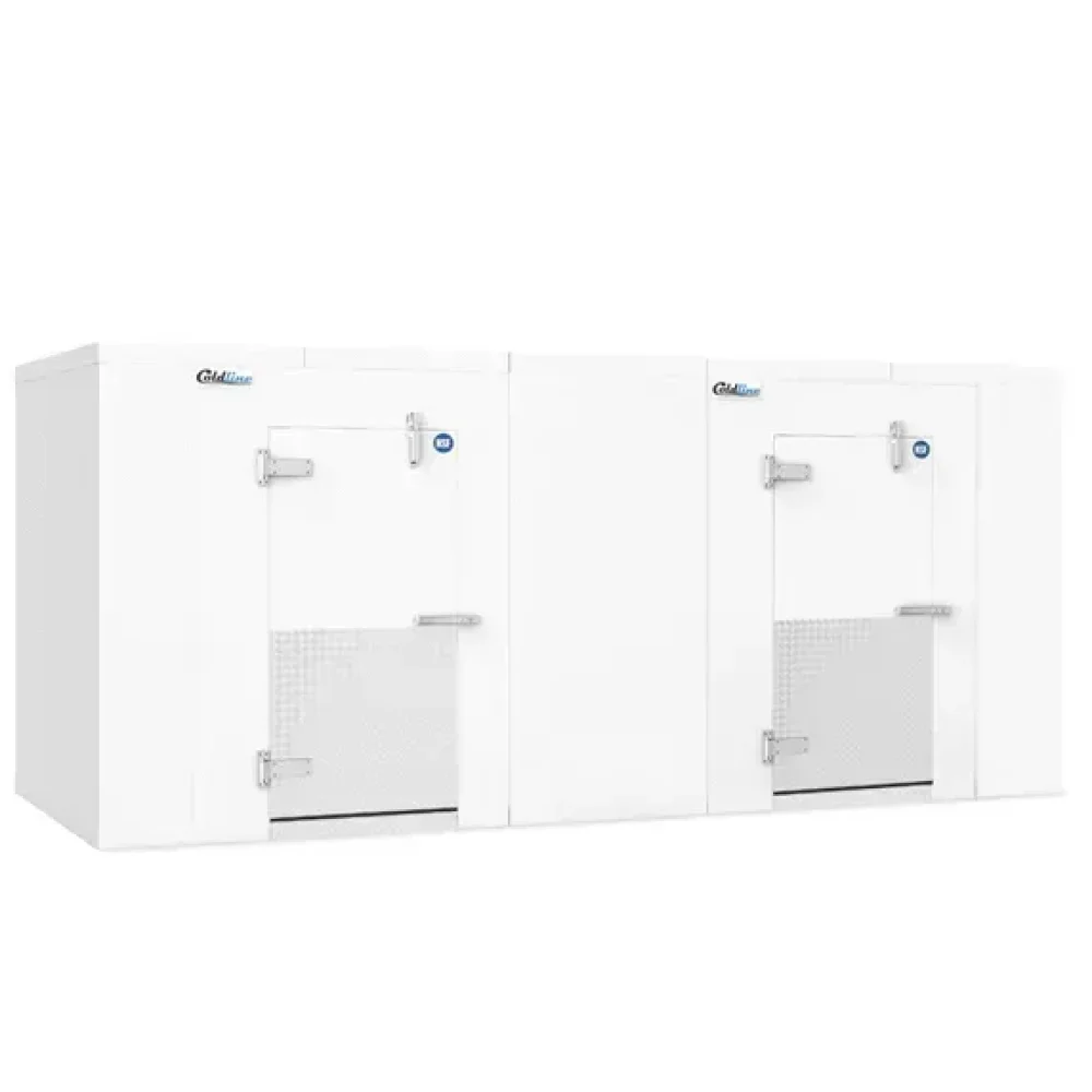 Coldline 12' x 20' Walk-in Cooler & Freezer Combo Box With Floor