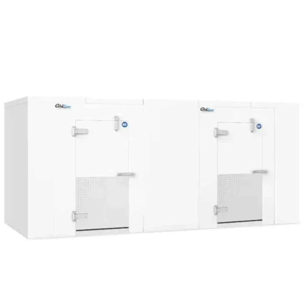 Coldline 8' x 16' Walk-in Cooler & Freezer Combo Box With Floor