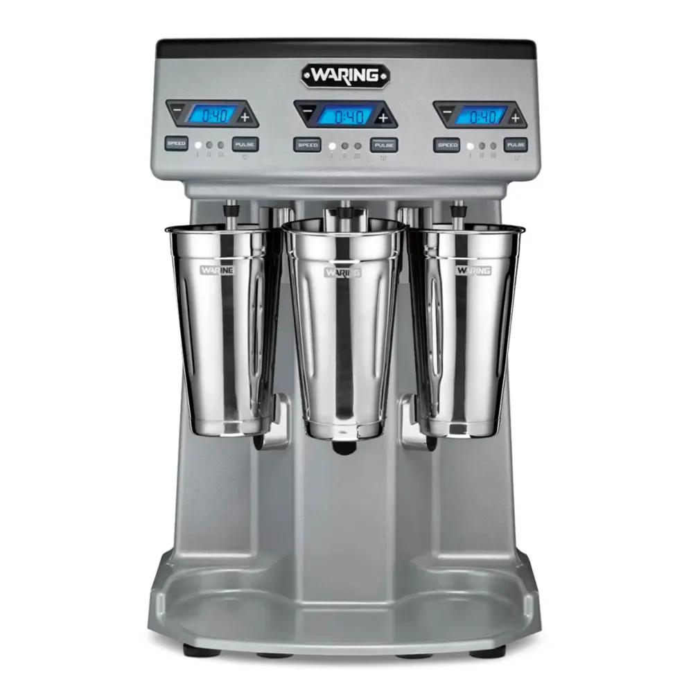 Waring WDM360TX Countertop Drink Mixer with (3) Spindles & (3) Speeds, 120V