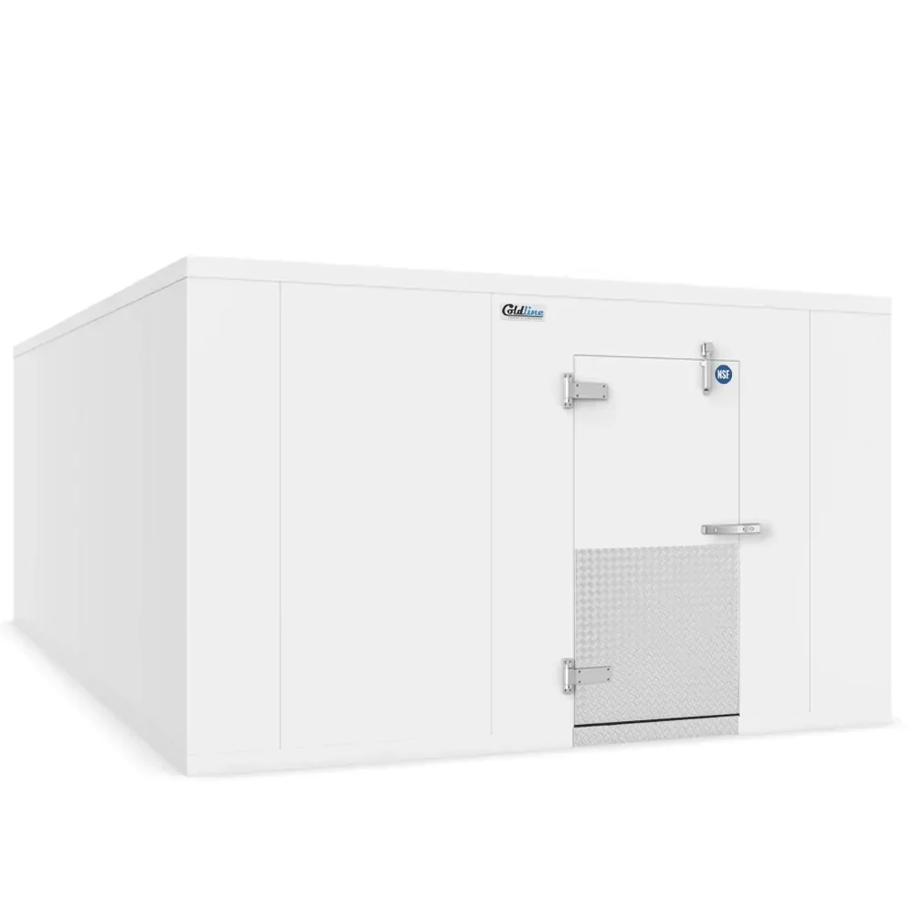 Coldline 12' x 16' White Walk-In Freezer Box Only With Floor