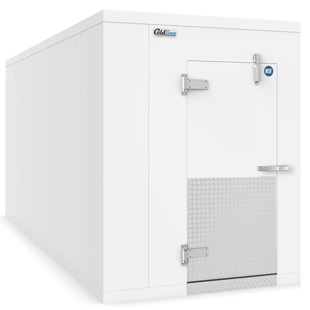 Coldline 6' x 12' White Walk-In Freezer Box Only With Floor