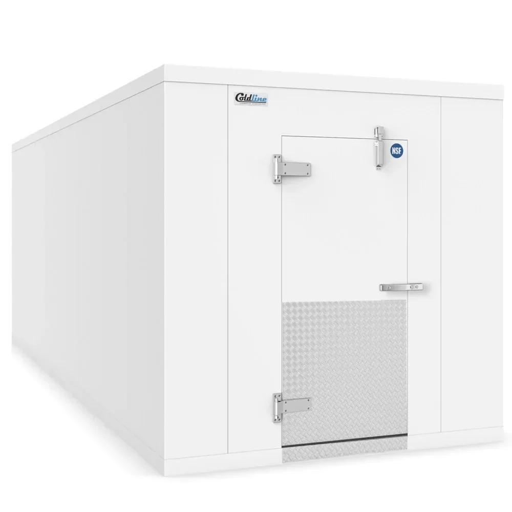 Coldline 8' x 16' White Walk-In Freezer Box Only With Floor