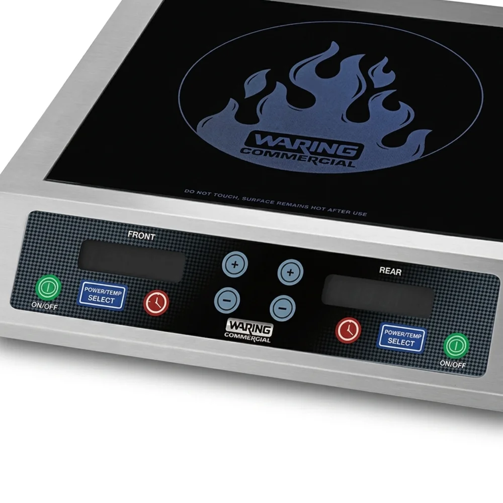 Waring WIH800 13" Electric Double Induction Range with Step Up, 208/240V, 3600W