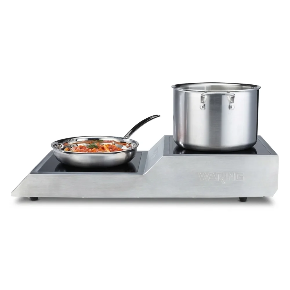 Waring WIH800 13" Electric Double Induction Range with Step Up, 208/240V, 3600W