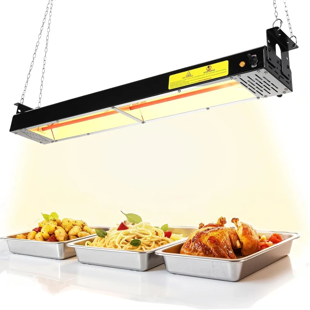 ChefPro Series 36-Inch Food Heat Lamp, 115V, 1000W, Black