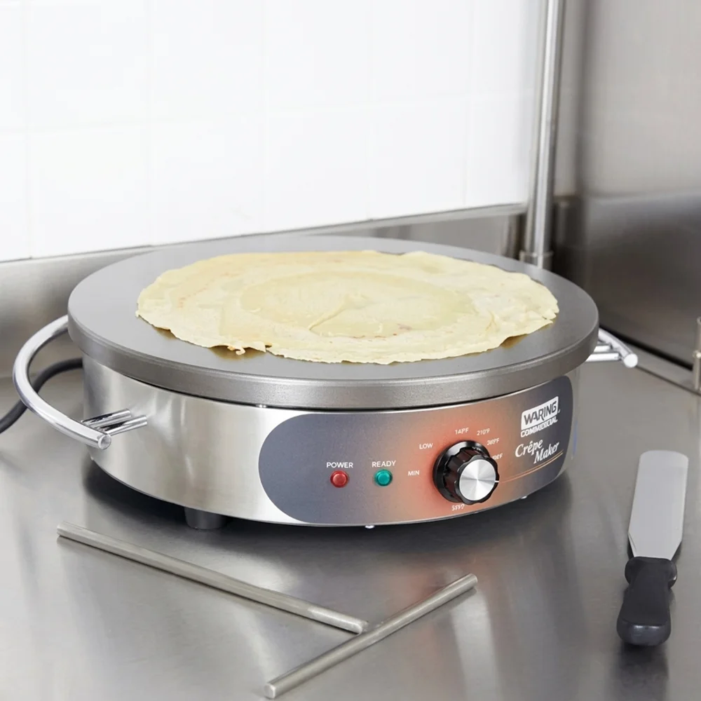 Waring WSC160 16" Electric Crepe Maker, 1 Burner, Thermostatic Control, 120V, 1800W