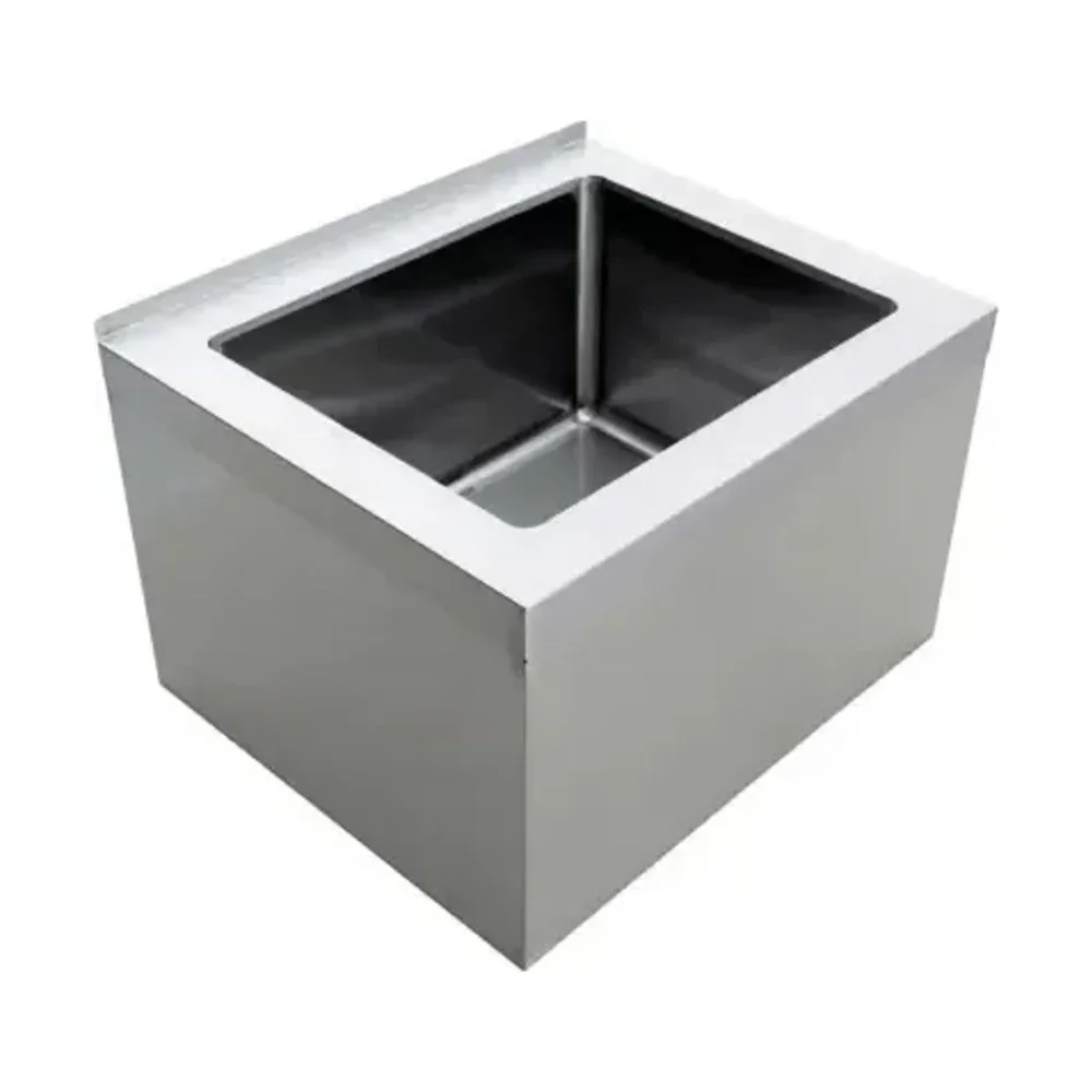 Prepline 33" Floor Mop Sink, Stainless Steel, 28" x 20" x 12" Bowl