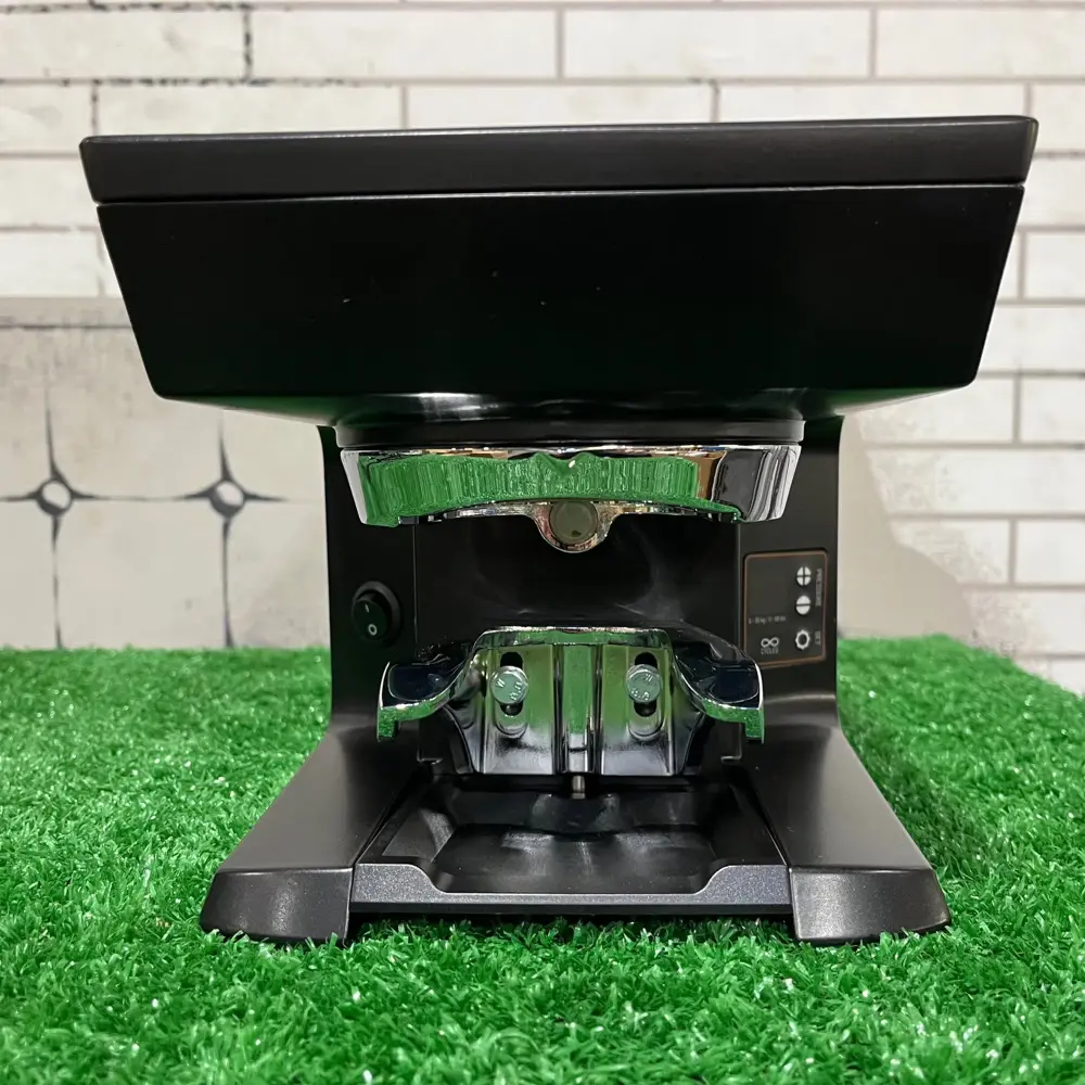 Used Nuova Simonelli PuqPress M2 Gen 5 Automatic Tamper for Mythos & Mythos II Grinders - 110V, 58 mm Tamper Diameter, Black