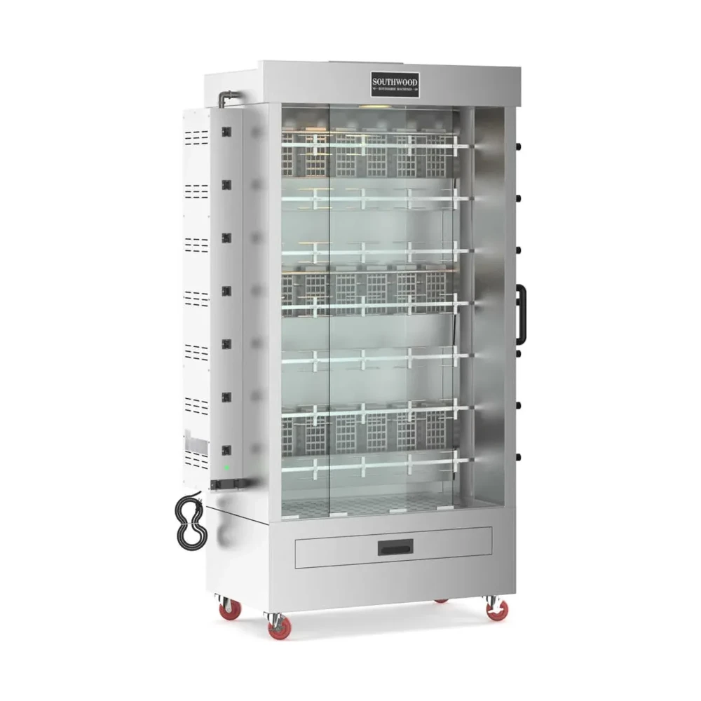 Southwood 28-35 Chicken Commercial Rotisserie Oven Machine, Liquid Propane, 110V