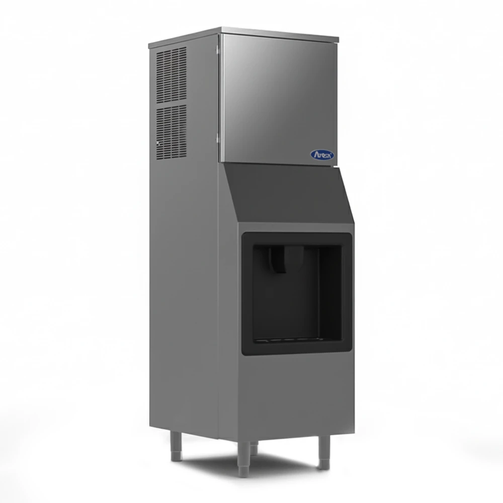 Atosa HD350-AP-161 23" Hotel Ice Dispenser with 160 Lbs Bin, 350 Lb/Day