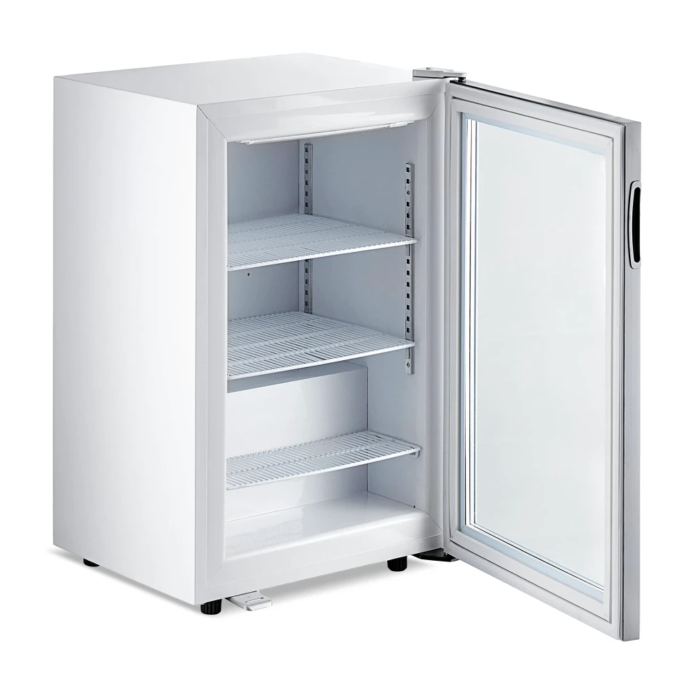 ChefPro Series CSCCDF White Customizable Countertop Display Freezer with Swing Door
