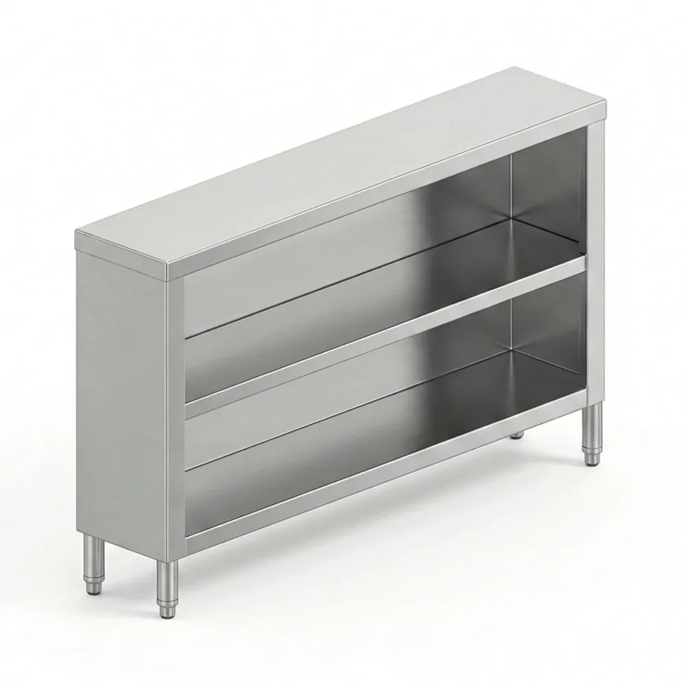 Klinger DC1572 15" x 72" Dish Cabinet, Stainless Steel