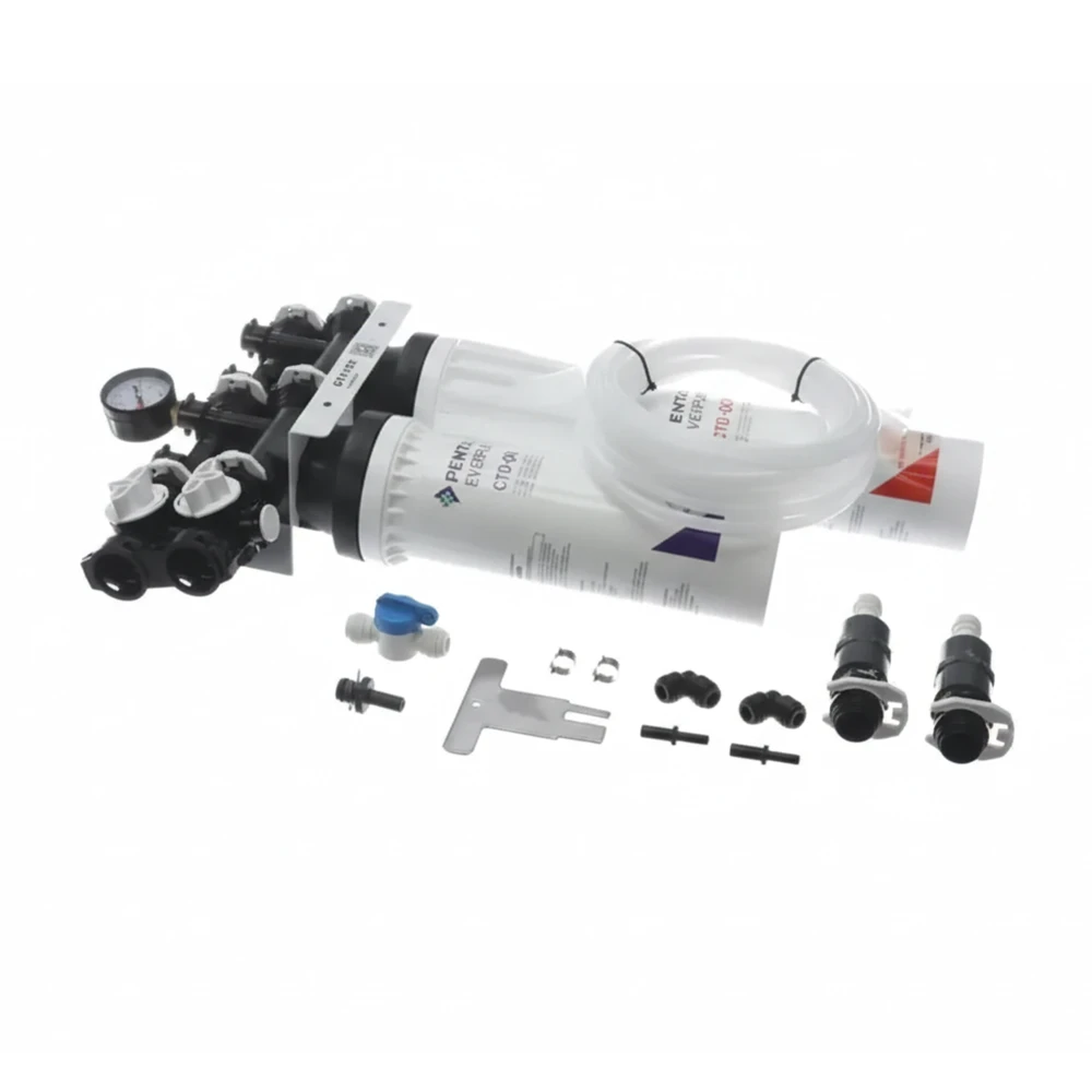 UNOX USXHC001 QT1+CR Dual QT Water Filter System - Includes CTO-Q10 & CTO-QCR Cartridges