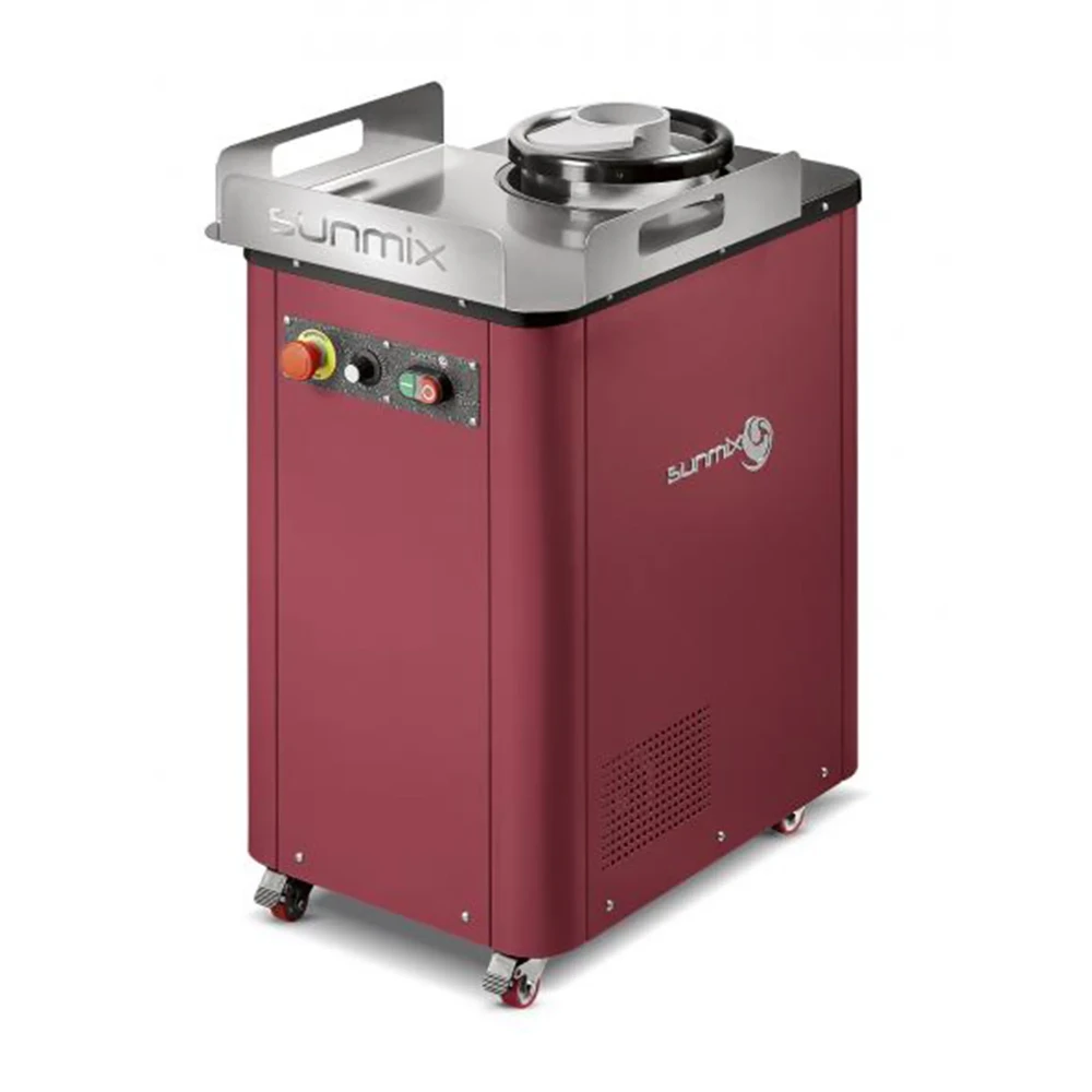 Sunmix Moon 1000 Dough Rounder, Teflon-Coated Auger, 4-Speed, Ruby Red, 110V, 1-Year Warranty