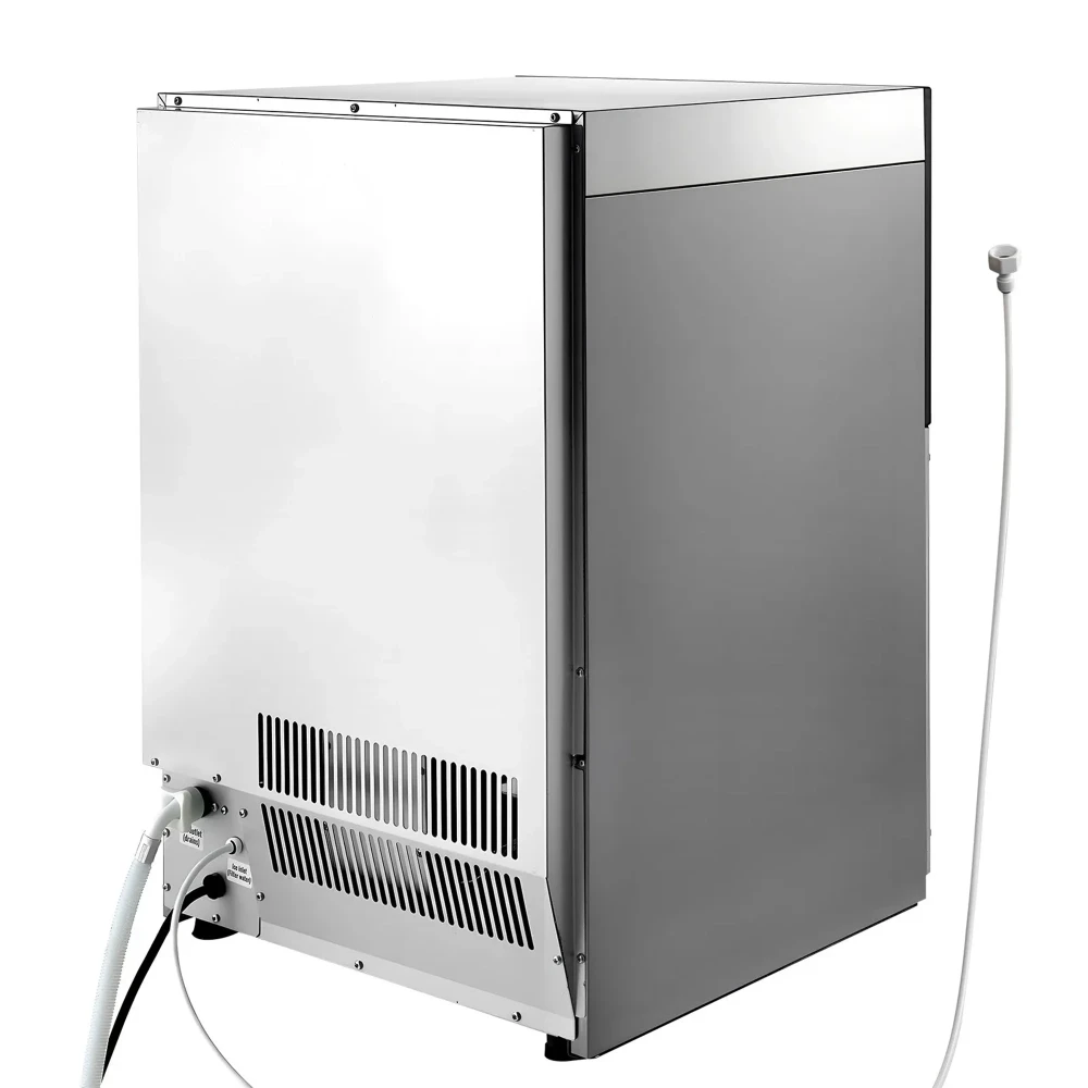 ChefPro Series 26" Undercounter Ice Maker with 50 lbs Storage Bin, Stainless Steel, 200 lbs/24hr
