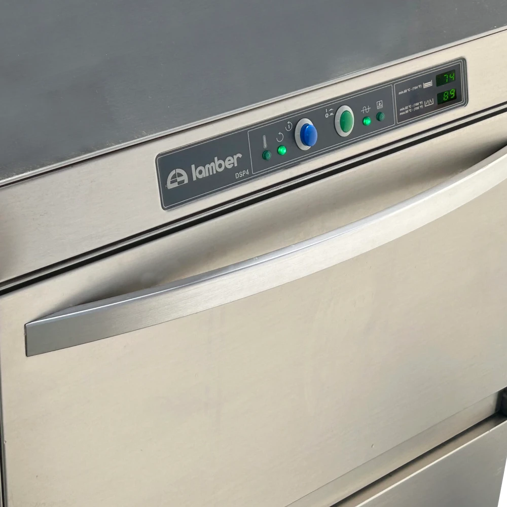 Eurodip DSP4DPS Deluxe High-Temperature Undercounter Dishwasher