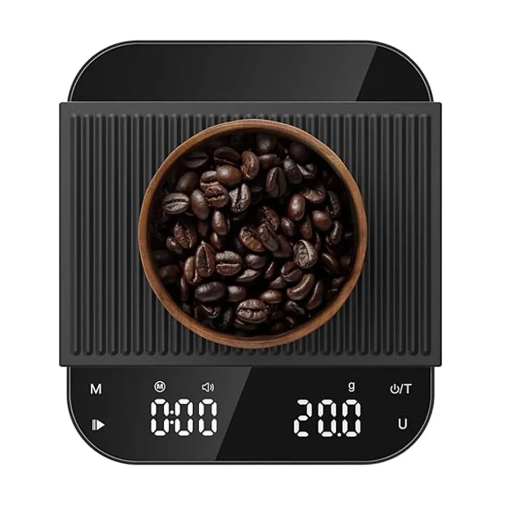 ChefPro Series 27" Stainless Steel Pitcher Rinser Cup Washer and Drainer with Rechargeable Coffee Scale