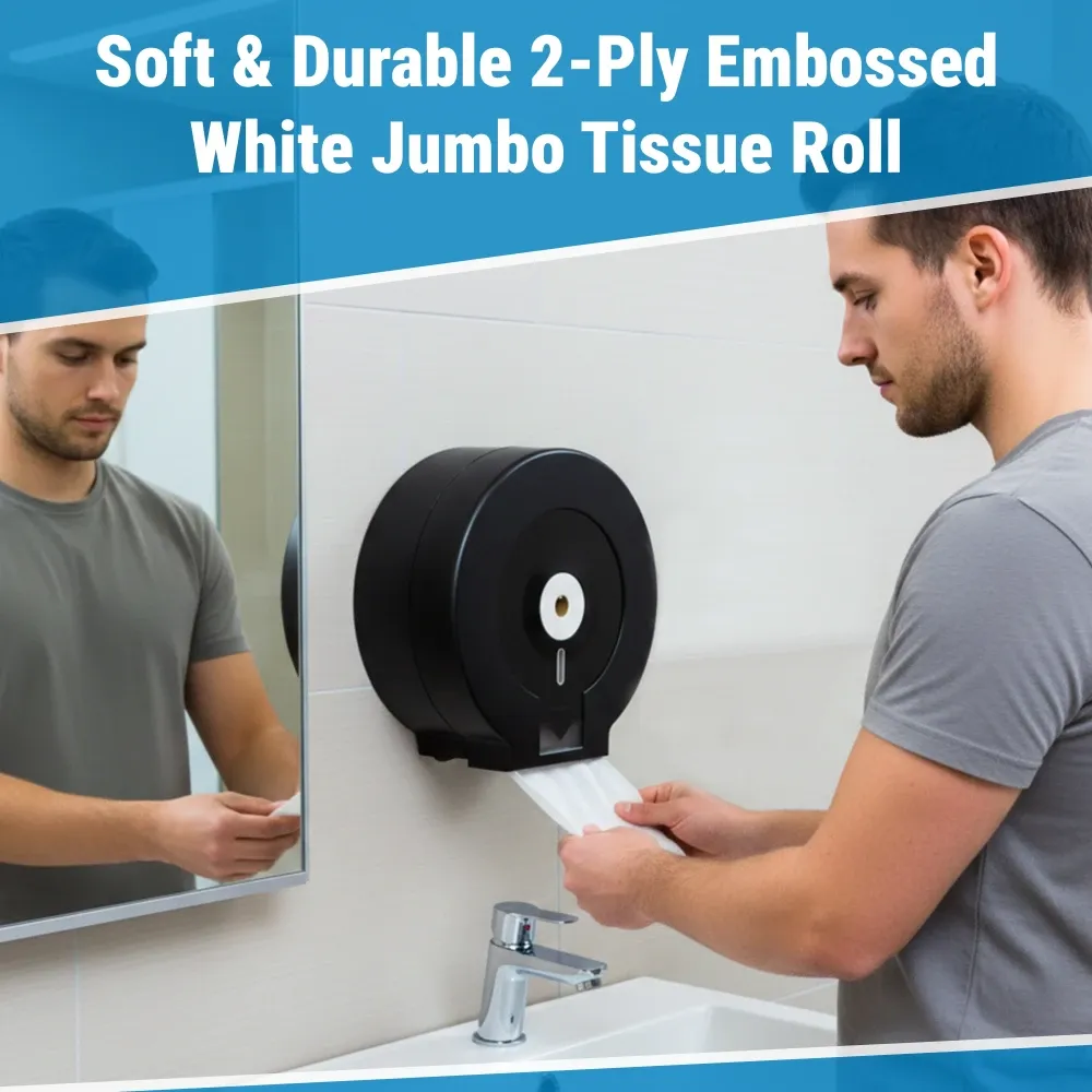 Sofidel Jumbo Bath Tissue Roll, 2.37" x 750 ft, Double Layer, 12 Rolls/Case