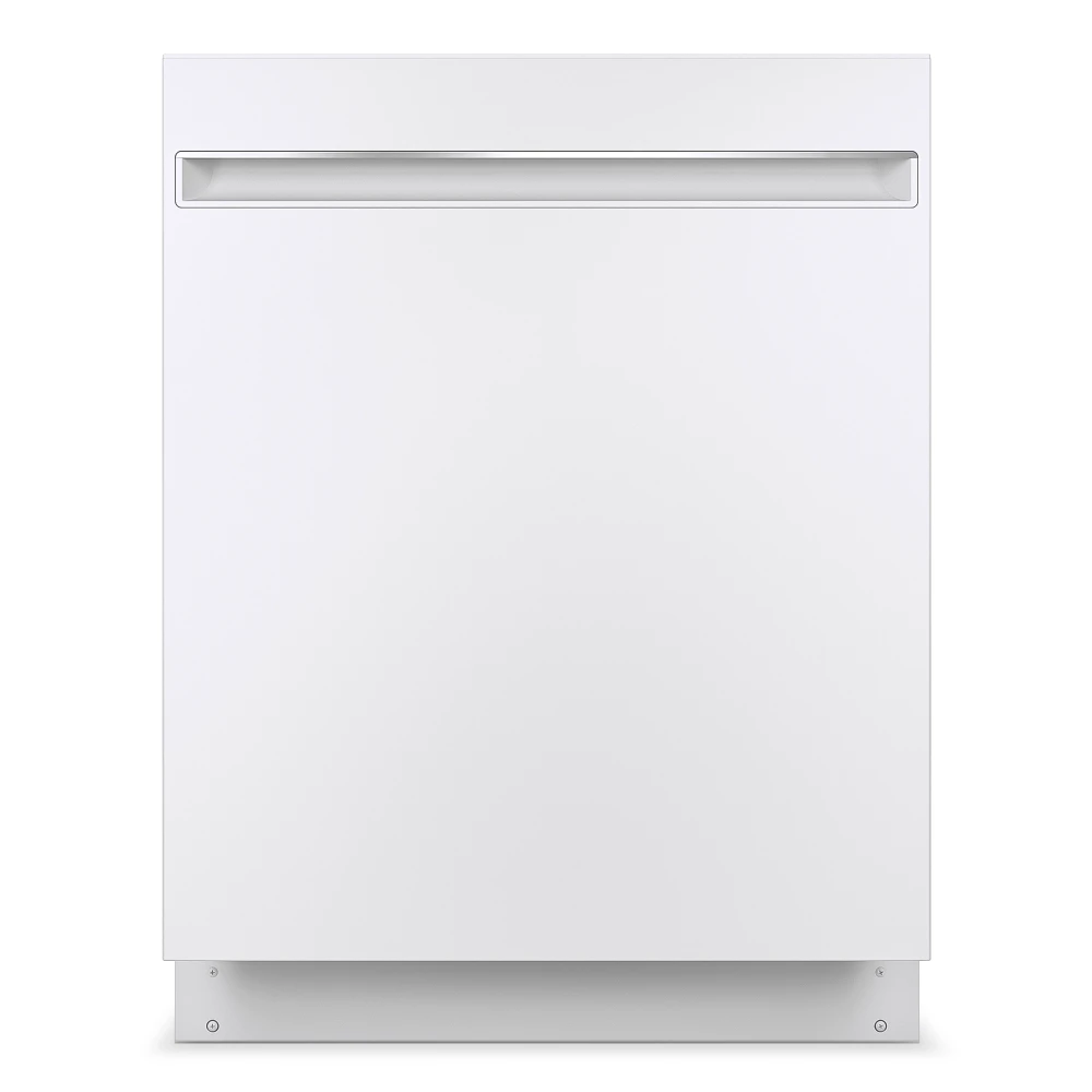 GE GDT225SGLWW 24" Dishwasher with Sanitize Cycle, ADA Compliant, Stainless Steel Interior, White