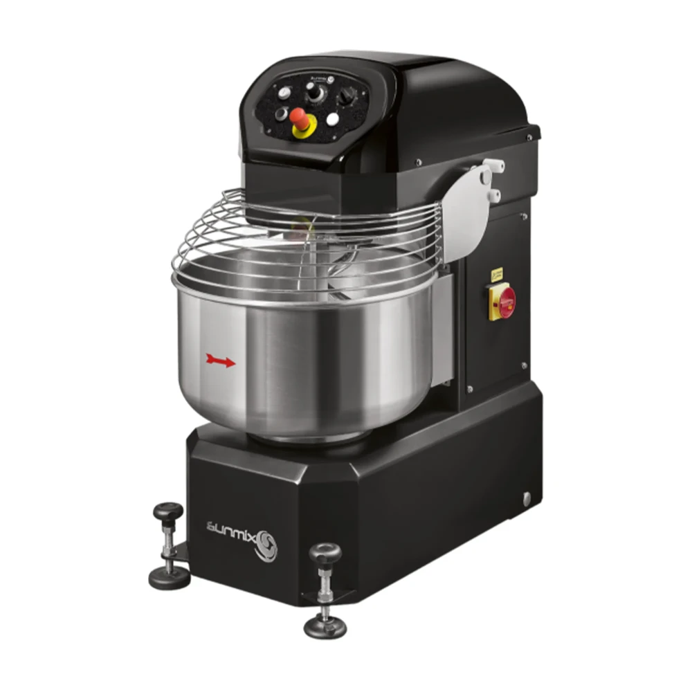 Sunmix Top Line 58 Qt. Spiral Dough Mixer, Touch screen, Deep Black, 230V, 1 Year Warranty