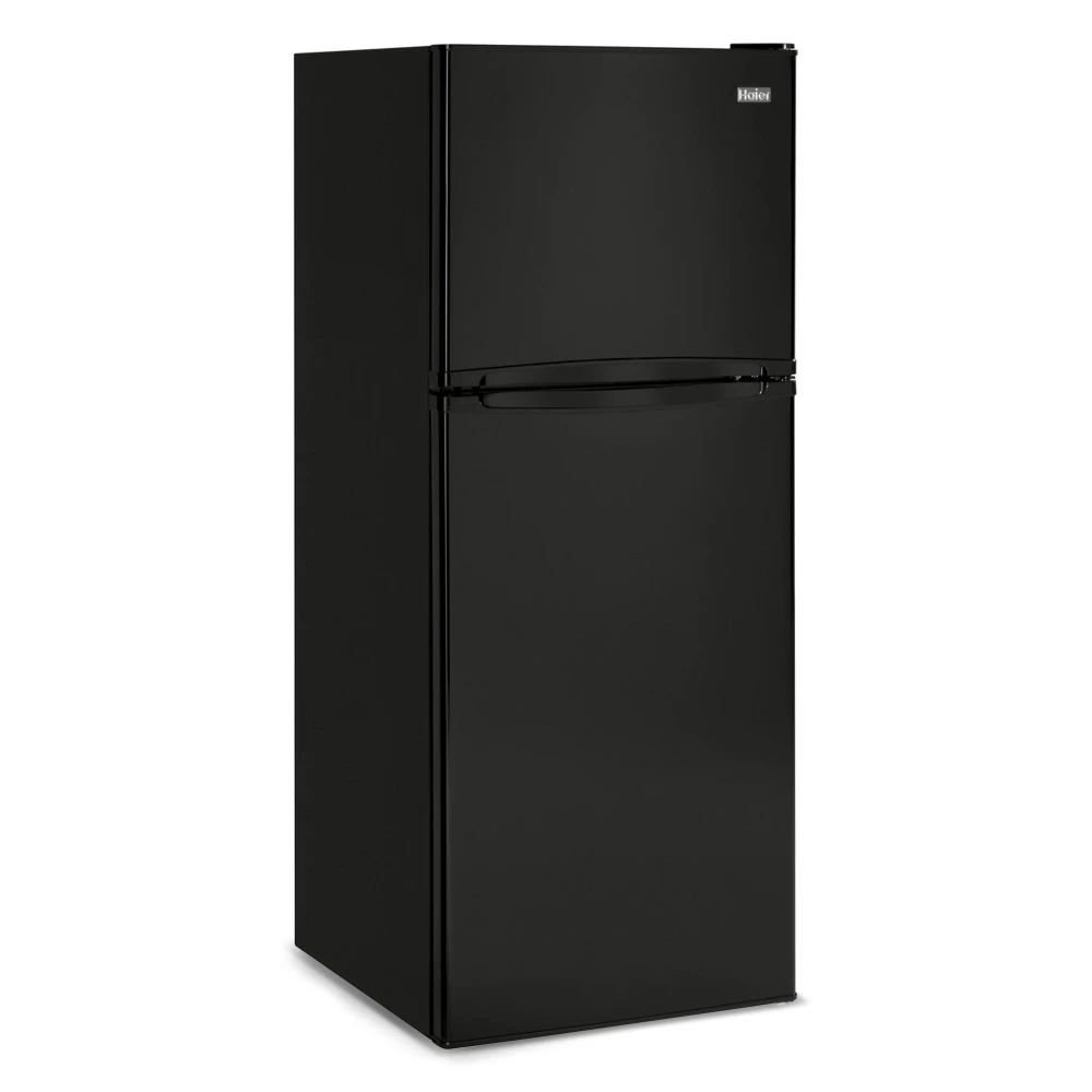 Haier HA10TG21SB 24" Top Freezer Refrigerator, 9.8 Cu. Ft., Black