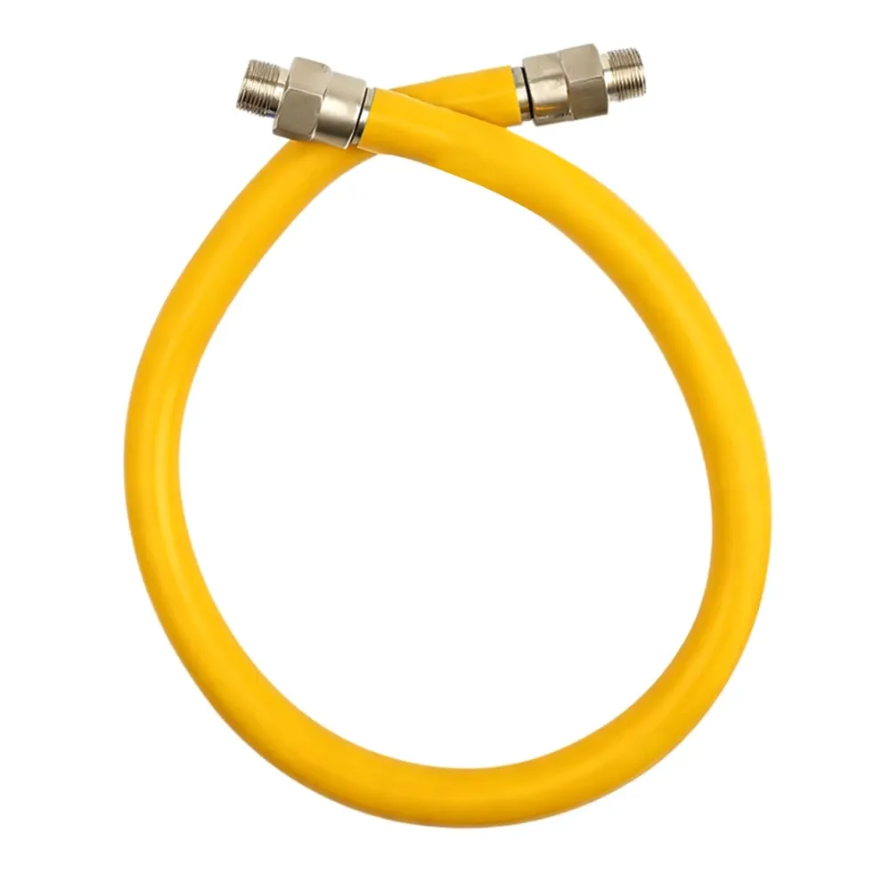 ChefPro Series 3/4" x 48" Flexible Gas Hose for Commercial Kitchen