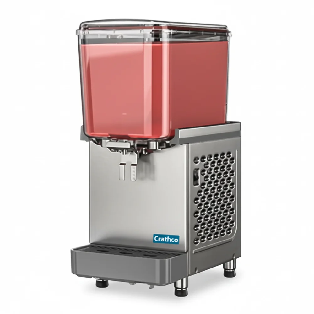 Crathco SR-15-16 Classic Pro Bubbler Refrigerated Beverage Dispenser, Single 4.75 Gallon Bowl, 120V