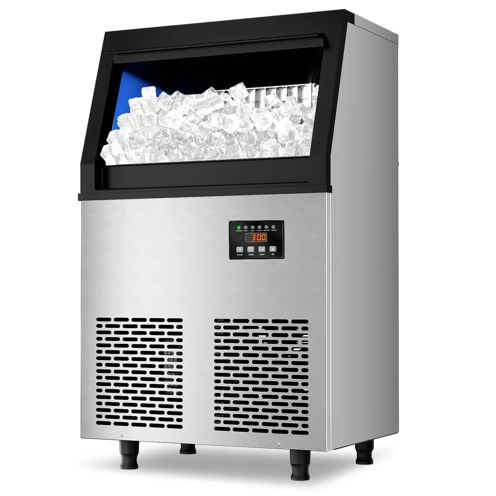 ChillCore Series 20'' Commercial Undercounter Ice Machine with 35 lb Bin, 150 lb/day, 1 Year Warranty