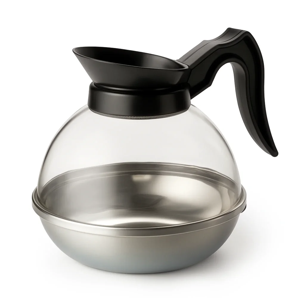 ChefCraft Series 1.7L Coffee Decanter, Polycarbonate / Aluminum, Black