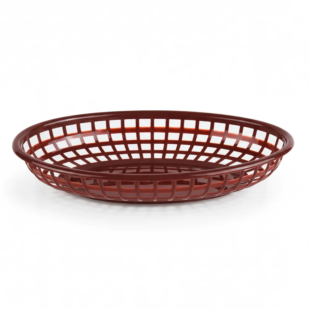 ChefCraft Series Fast Food Basket, Plastic, Brown