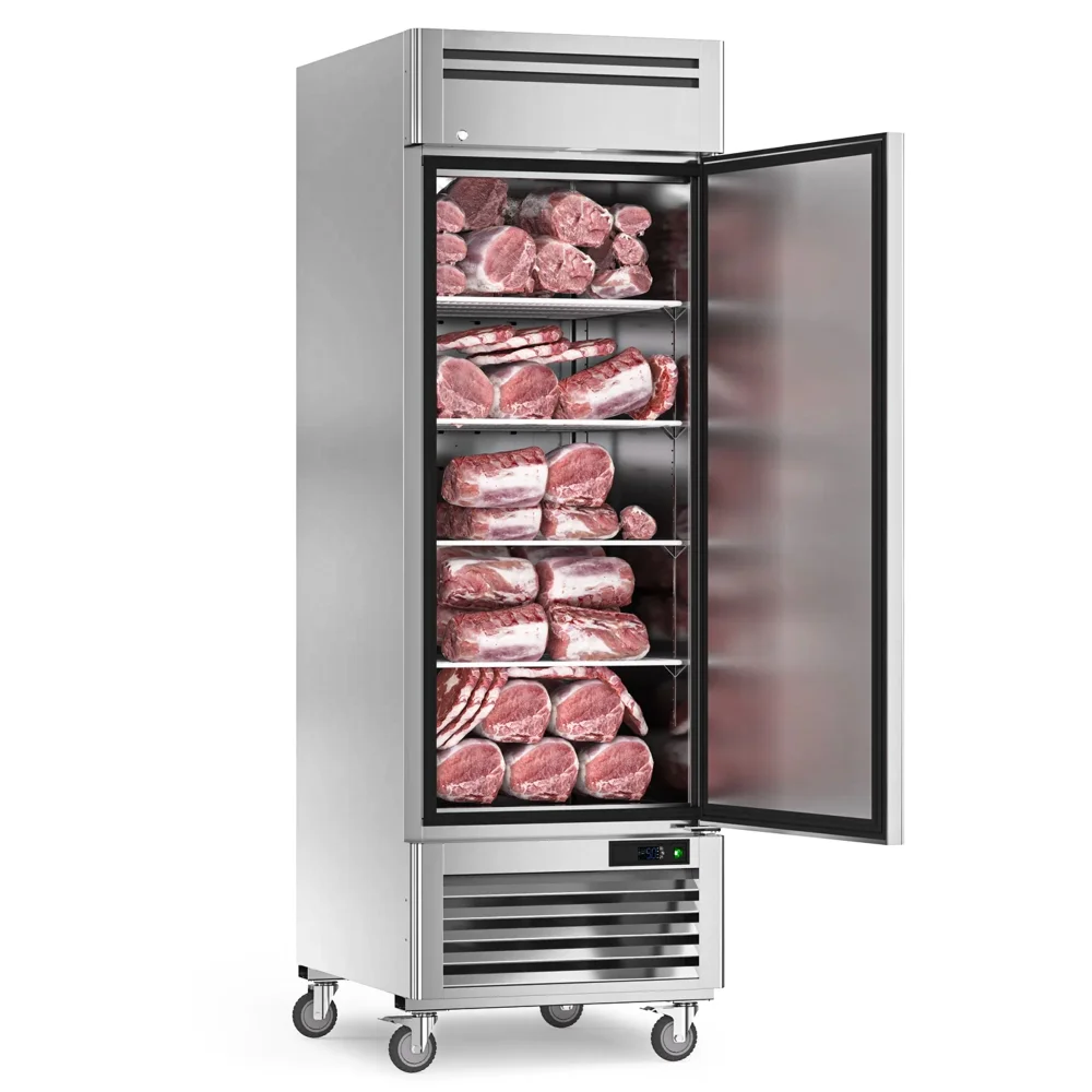 ChillCore Series 32" Reach-In Freezer, 1 Section, Stainless Steel, 1 Year Warranty