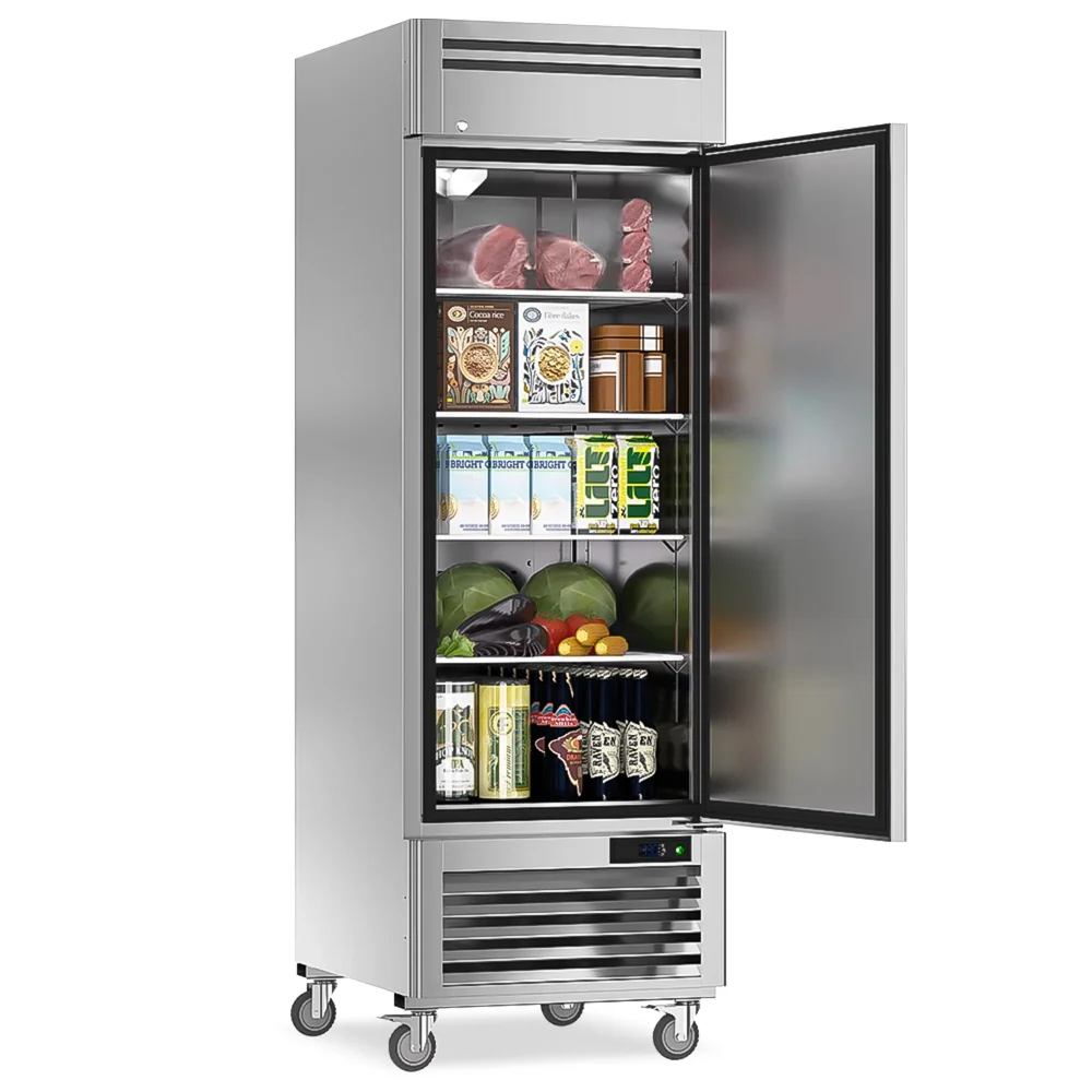 ChillCore Series 32" Reach-In Refrigerator, 1 Section, Stainless Steel, 1 Year Warranty