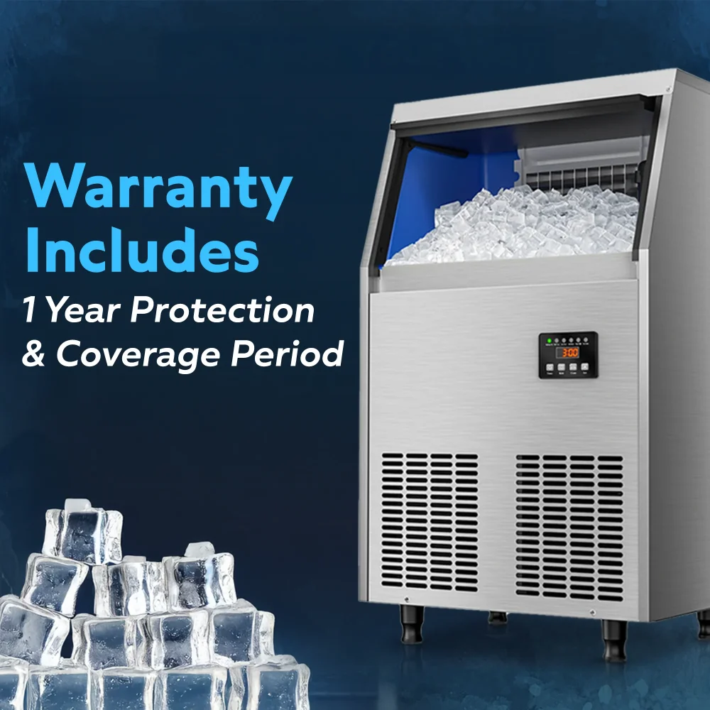 ChillCore Series 20" Undercounter Air Cooled Ice Maker With 34 lb Bin, 100 lb/day, 1 Year Warranty
