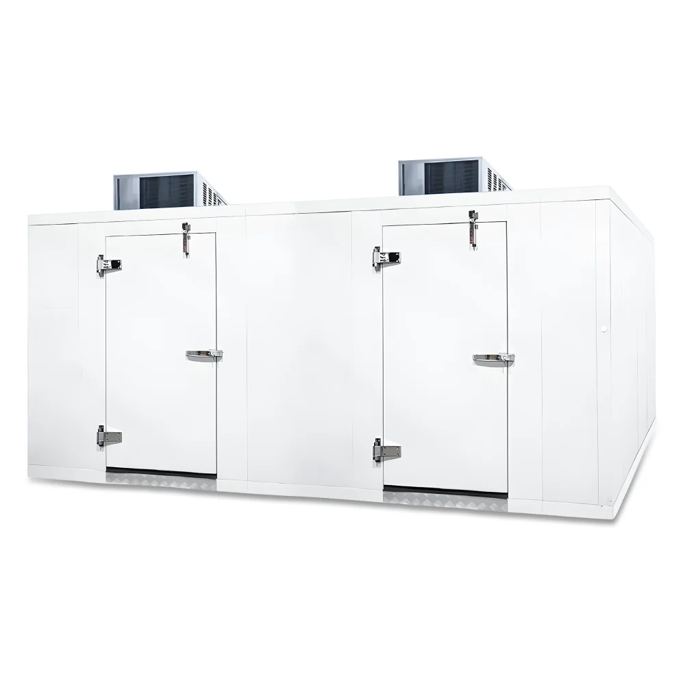 PolarBox Series 10' x 15' Walk-In Cooler & Freezer Combo with Floor & Top Mounted Refrigeration