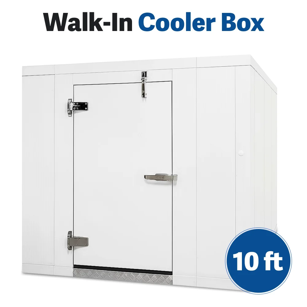 PolarBox Series 10' x 12' Quick Ship Floorless Walk-In Cooler Box Only