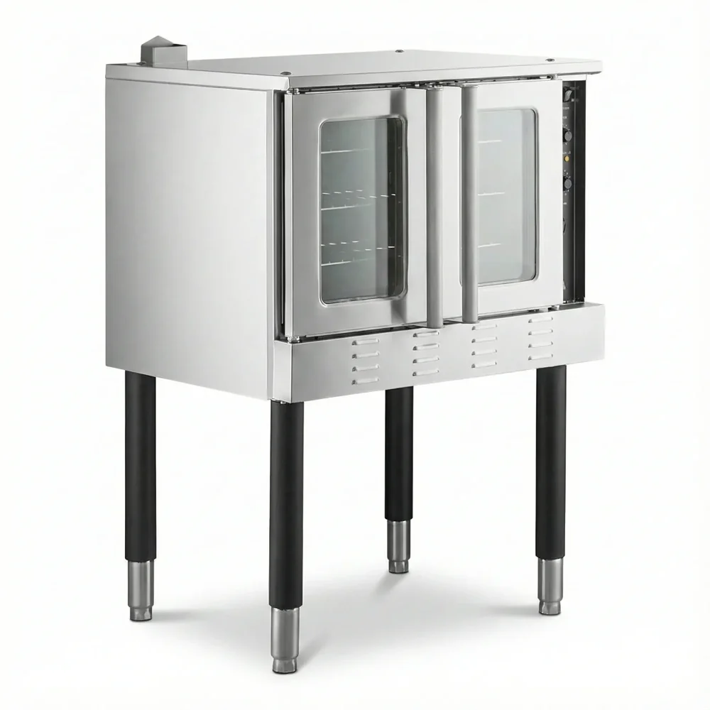 Chefpro Series Single Deck Electrical Convection Oven, Full Size, Stainless Steel, 3 Racks, 240V/1PH, 11.9kW
