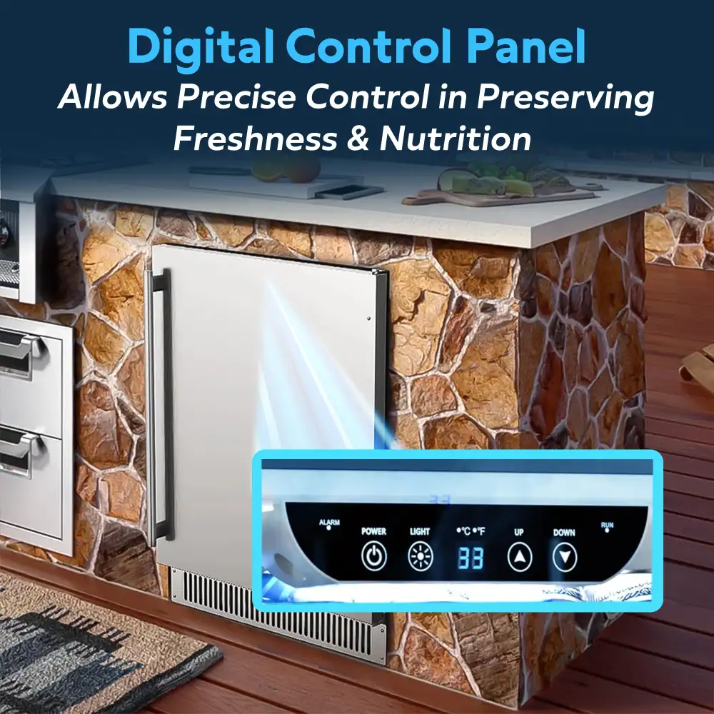 ChillCore Series 24" Back Bar Cooler, Holds (113) 12 oz Bottles, Solid Door, 1 Year Warranty