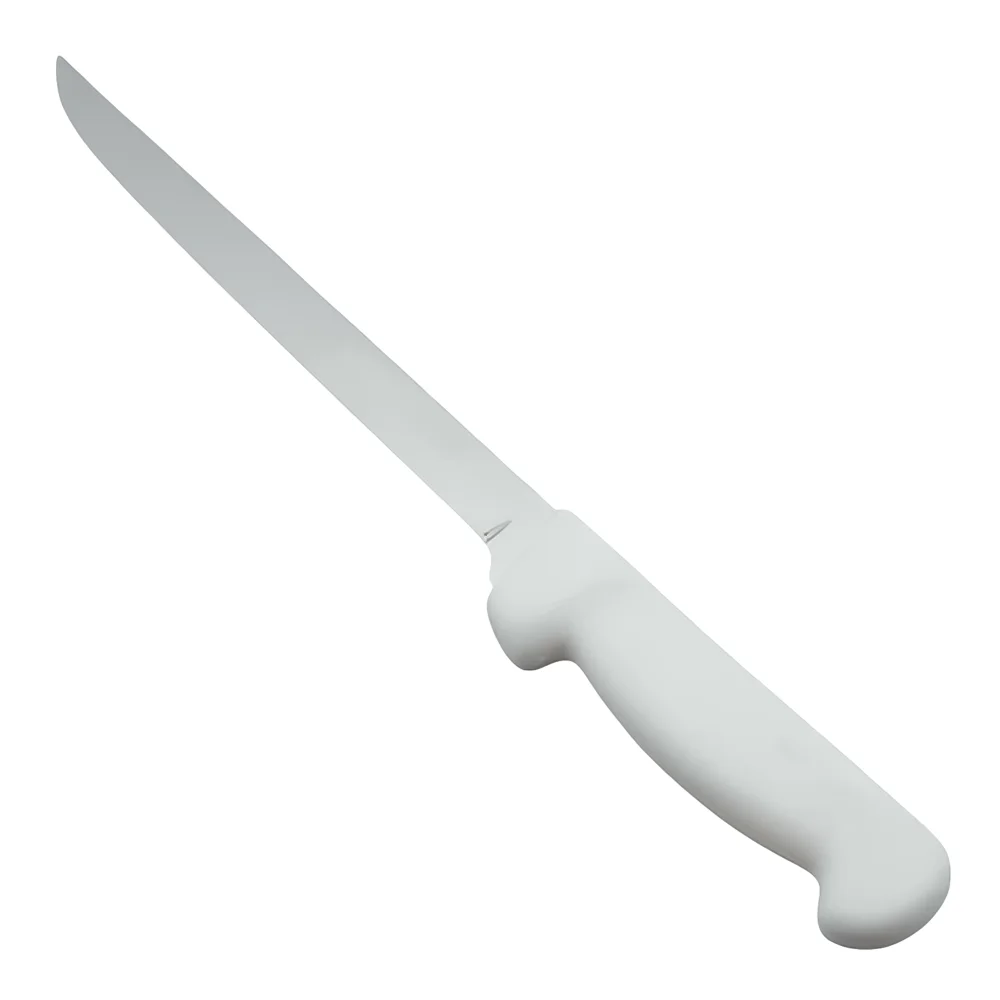 ChefCraft Series 8" Straight Boning Knife with White Handle