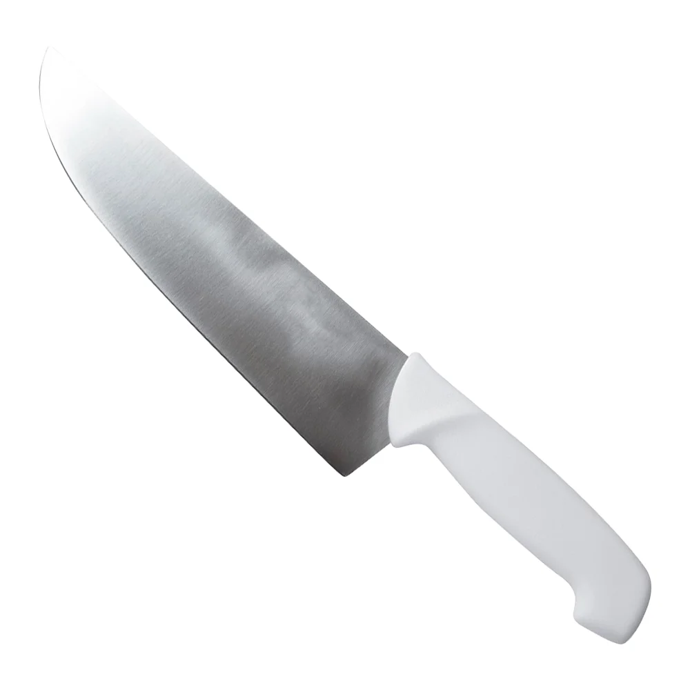 ChefCraft Series 10" Butcher Knife with White Handle