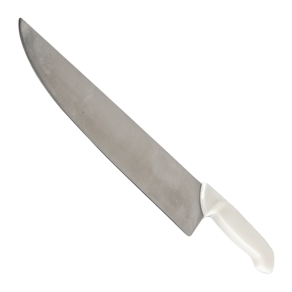 ChefCraft Series 12" Butcher Knife with White Handle