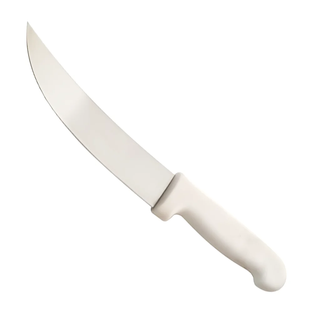 ChefCraft Series 10" Cimeter Knife with White Handle