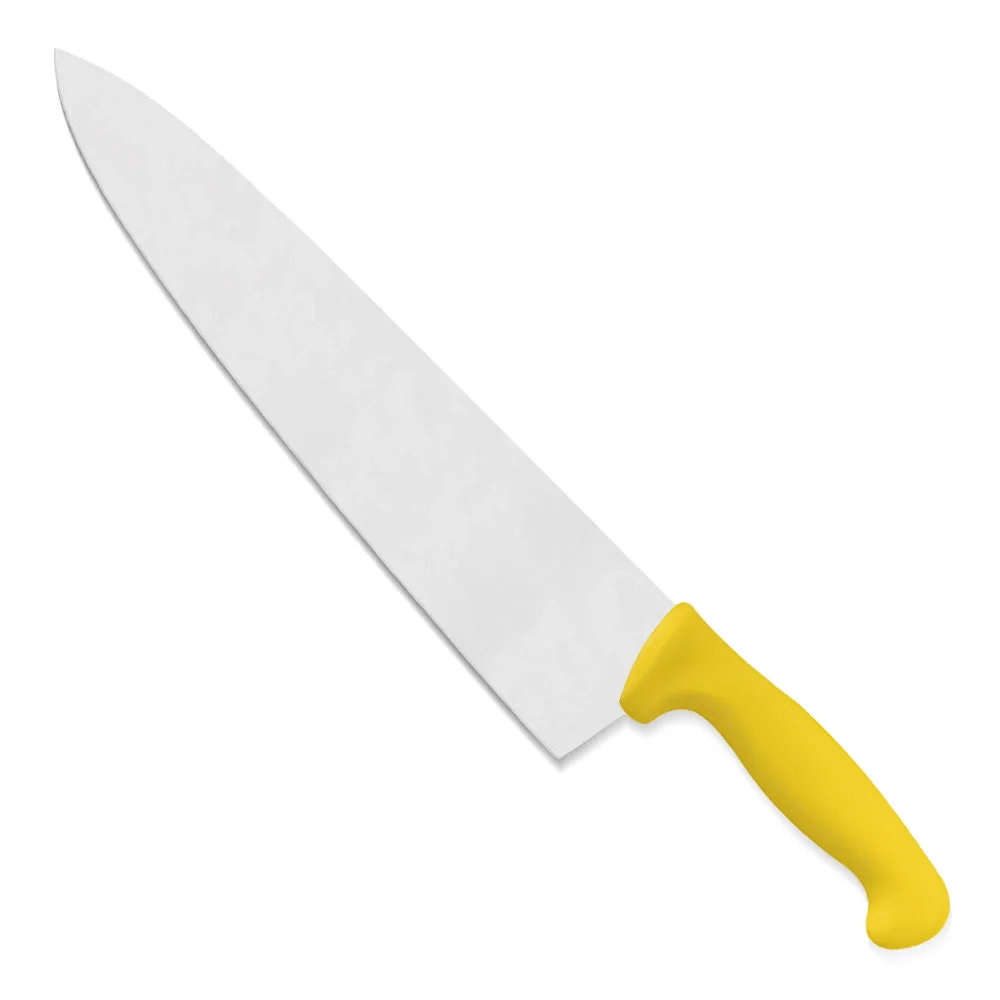 ChefCraft Series 12" Chef Knife with Yellow Handle