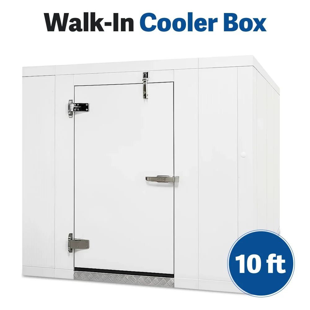 PolarBox Series 10' x 10' Quick Ship Walk-In Cooler Box Only With Floor